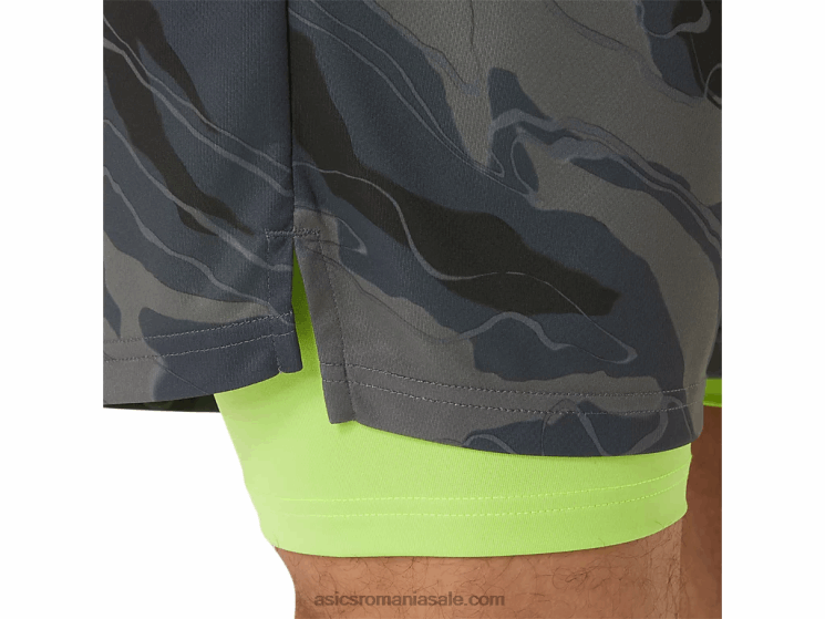 Asics gri purtător grafica meciului pentru bărbați 7 pe scurt ZF464506