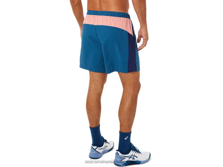 Asics indigo deschis pantaloni scurti color block pentru bărbați ZF4641493