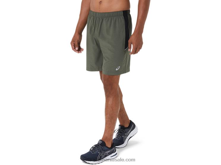 Asics manta verde htr/perf negru pantaloni scurți pentru bărbați 7in pr lyte ZF4641022