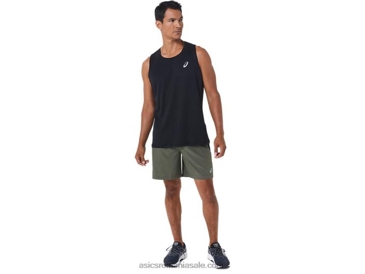 Asics manta verde htr/perf negru pantaloni scurți pentru bărbați 7in pr lyte ZF4641022