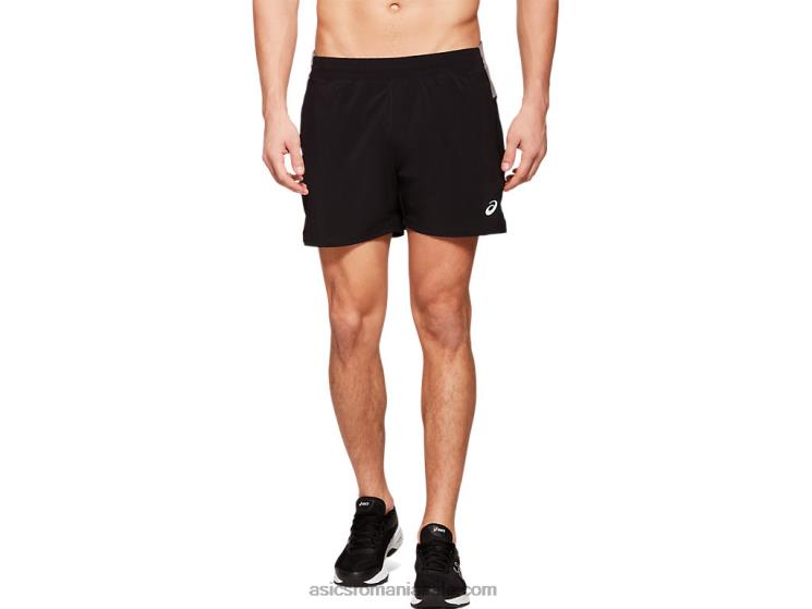 Asics negru de performanță Fietro 5 în scurt pentru bărbați ZF4641988