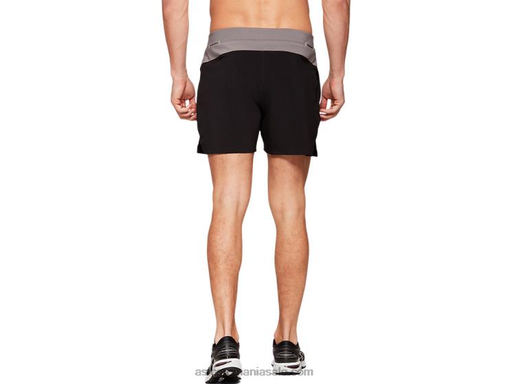 Asics negru de performanță Fietro 5 în scurt pentru bărbați ZF4641988