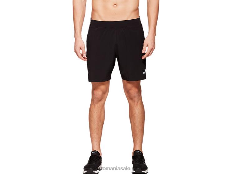 Asics negru de performanță Fietro 7 în scurt pentru bărbați ZF4642055