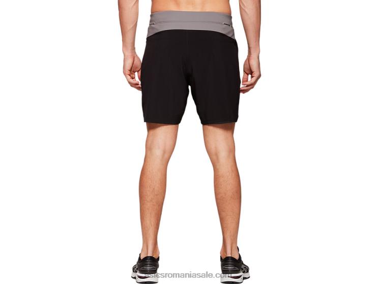 Asics negru de performanță fietro masculin 7in 2 n 1 scurt ZF4641997