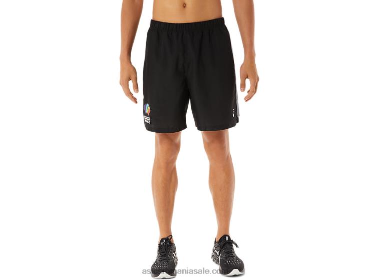 Asics negru de performanță m gata setat 7in scurt care ZF4641360