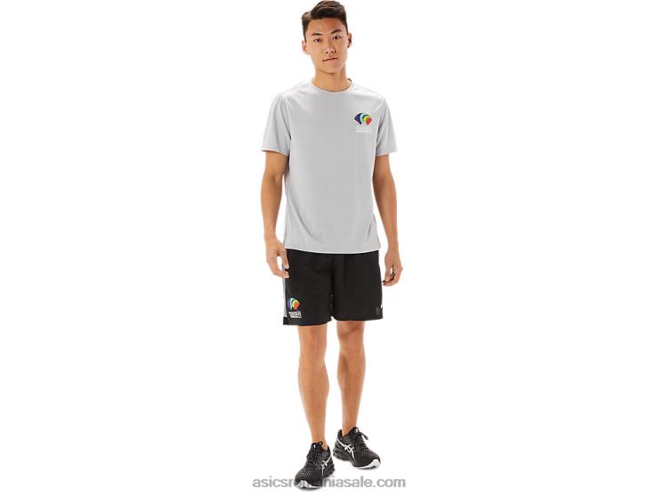 Asics negru de performanță m gata setat 7in scurt care ZF4641360