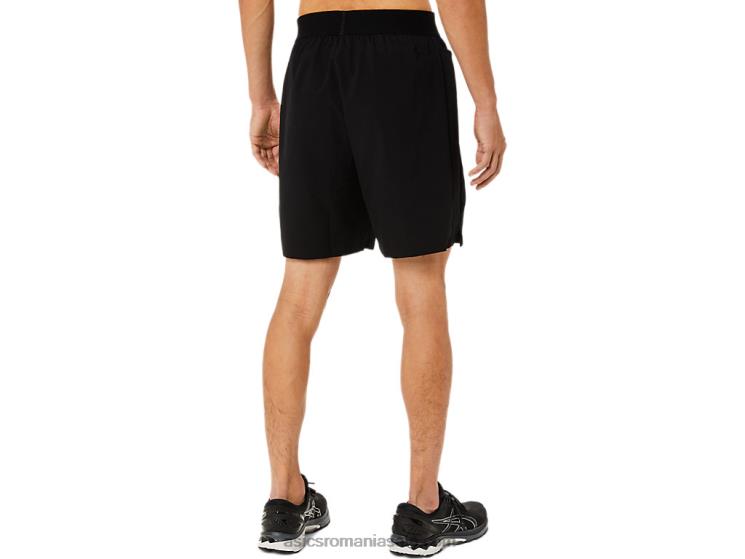 Asics negru de performanță mixer scurt de 9 inci pentru bărbați ZF4641768