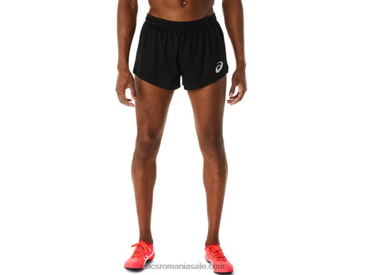 Asics negru de performanță pantalon scurt actibreeze tricot ușor pentru bărbați ZF464277