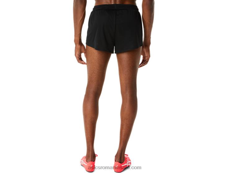 Asics negru de performanță pantalon scurt actibreeze tricot ușor pentru bărbați ZF464277