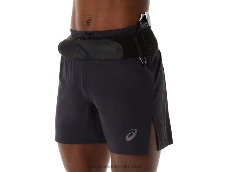 Asics negru de performanță pantalon scurt fujitrail pentru bărbați ZF464486