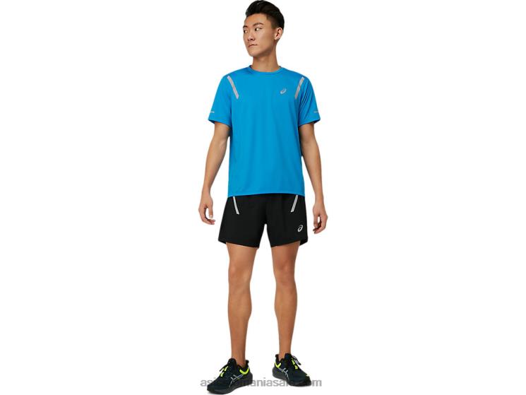 Asics negru de performanță pantalon scurt pentru bărbați ZF4641676