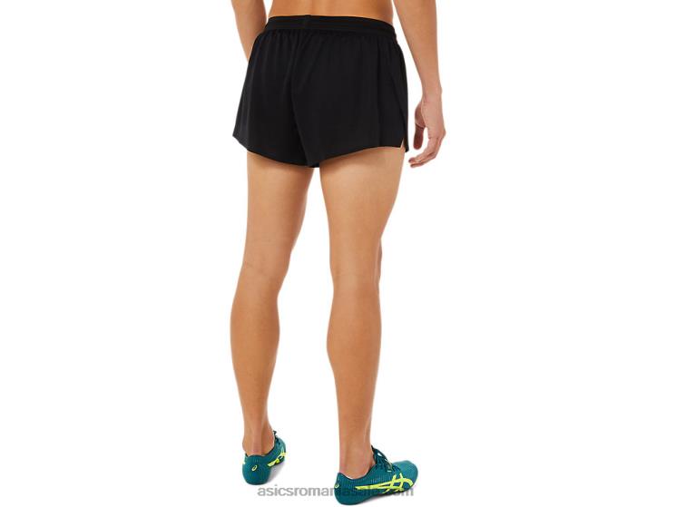 Asics negru de performanță pantalon scurt pentru bărbați din tricot ușor ZF4641446