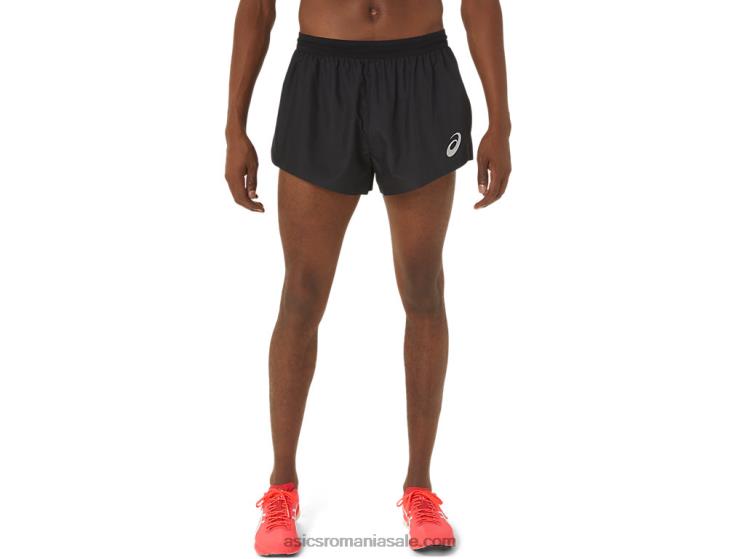 Asics negru de performanță pantalon scurt pentru bărbați, țesut ușor, actibreeze ZF464262