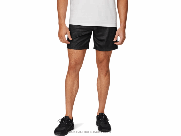 Asics negru de performanță pantaloni scurți de antrenament tricot de 7 inci pentru bărbați ZF4641779