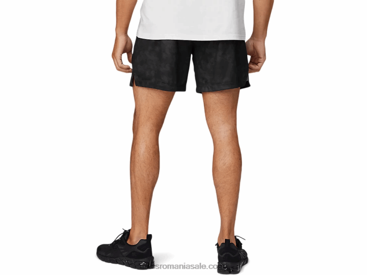 Asics negru de performanță pantaloni scurți de antrenament tricot de 7 inci pentru bărbați ZF4641779