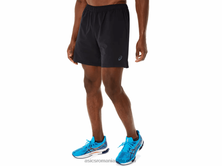 Asics negru de performanță pantaloni scurți hibrid de 7 inci pentru bărbați ZF464122