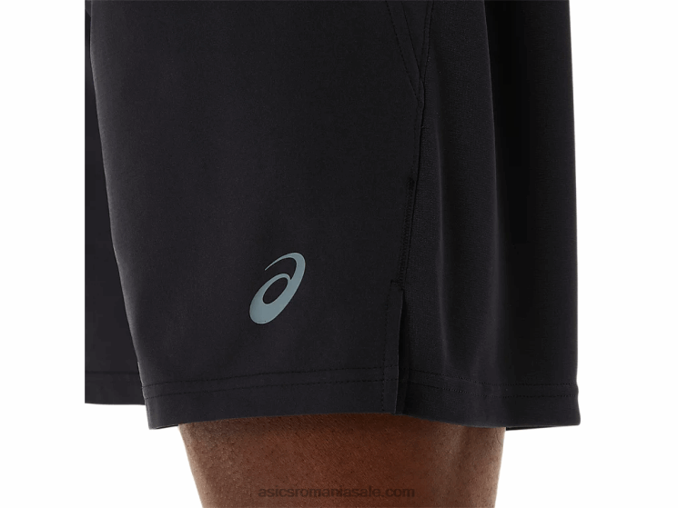 Asics negru de performanță pantaloni scurți hibrid de 7 inci pentru bărbați ZF464122