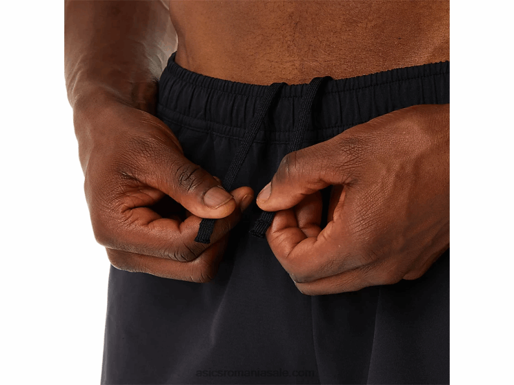 Asics negru de performanță pantaloni scurți hibrid de 7 inci pentru bărbați ZF464122