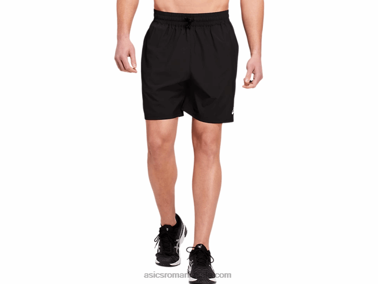 Asics negru de performanță pantaloni scurti tren țesut de 7 inci pentru bărbați ZF4641802