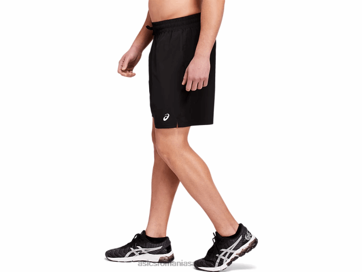 Asics negru de performanță pantaloni scurti tren țesut de 7 inci pentru bărbați ZF4641802