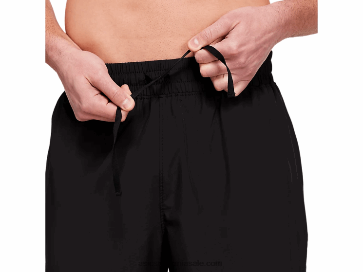 Asics negru de performanță pantaloni scurti tren țesut de 7 inci pentru bărbați ZF4641802