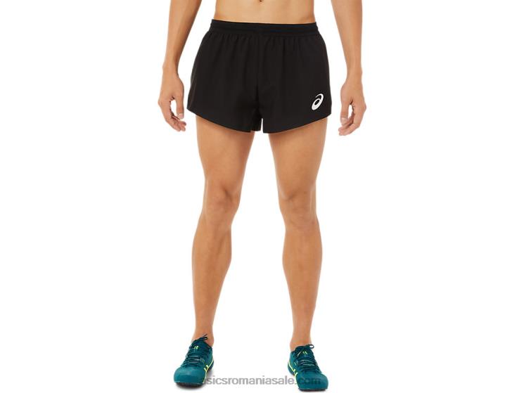 Asics negru de performanță scurtă bărbați din plasă ușoară țesuta ZF4641399