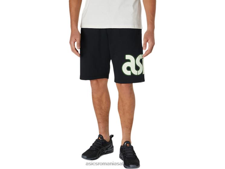 Asics negru de performanță scurt pentru bărbați ZF4641735
