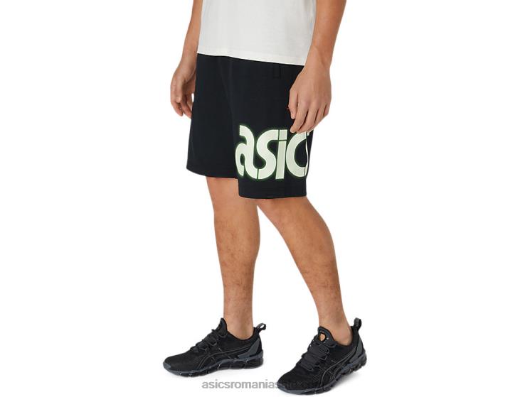 Asics negru de performanță scurt pentru bărbați ZF4641735
