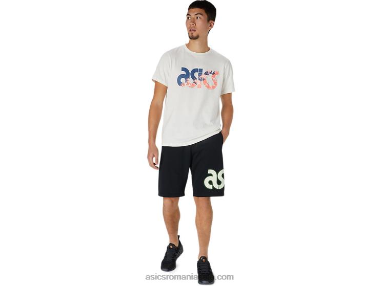 Asics negru de performanță scurt pentru bărbați ZF4641735