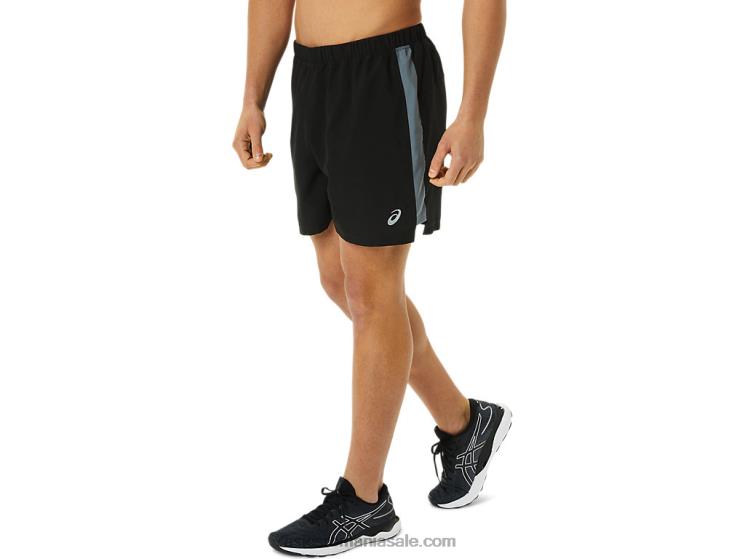 Asics negru de performanță set gata pentru bărbați 5 în scurt ZF464937