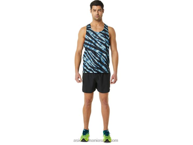 Asics negru de performanță ventilație pentru bărbați 5 în scurt ZF4641061