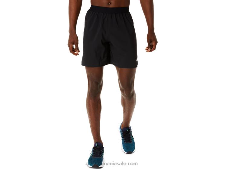 Asics negru performant/gri purtător drum masculin 2-n-1 7in scurt ZF4641082