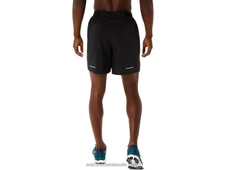 Asics negru performant/gri purtător drum masculin 2-n-1 7in scurt ZF4641082