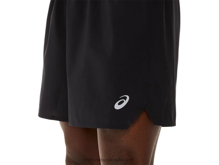 Asics negru performant/gri purtător drum masculin 2-n-1 7in scurt ZF4641082