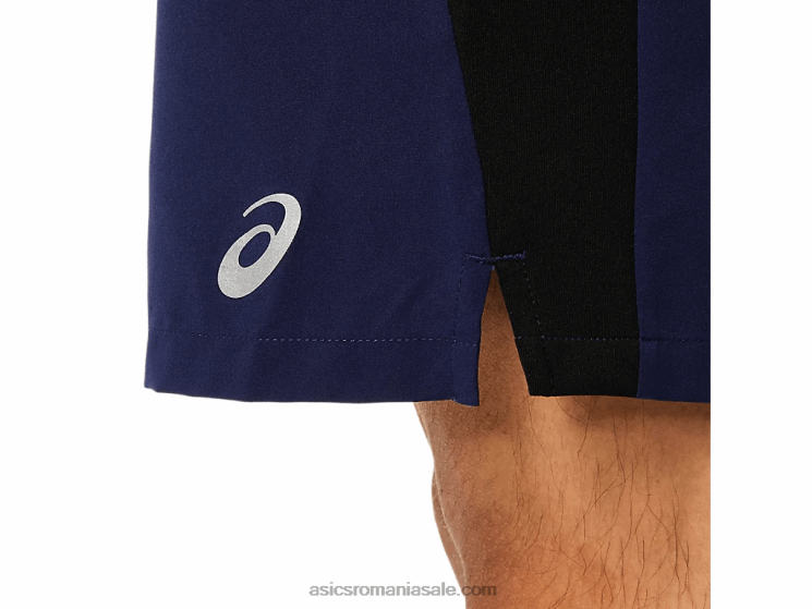 Asics palton/performanță negru mixer scurt de 9 inci pentru bărbați ZF4641763