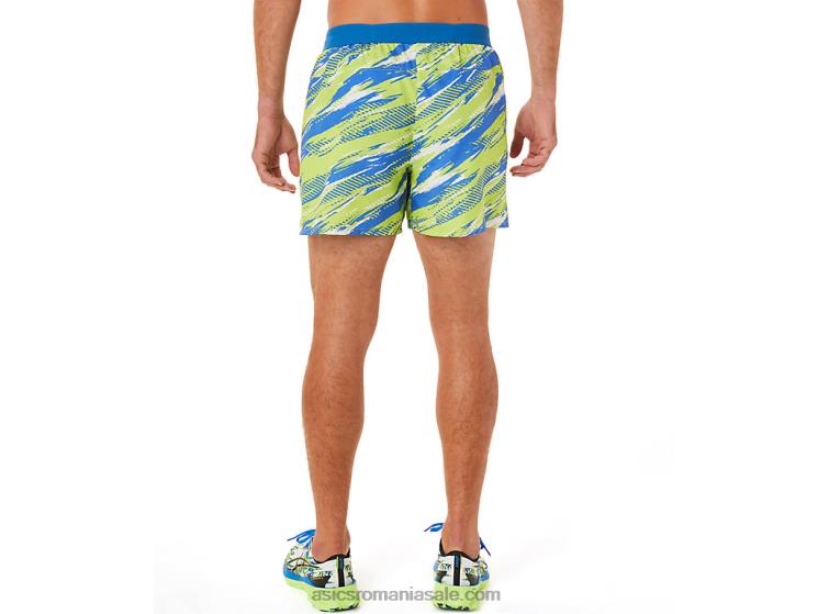 Asics pericol verde pantaloni scurti de injecție de culoare pentru bărbați ZF4641425