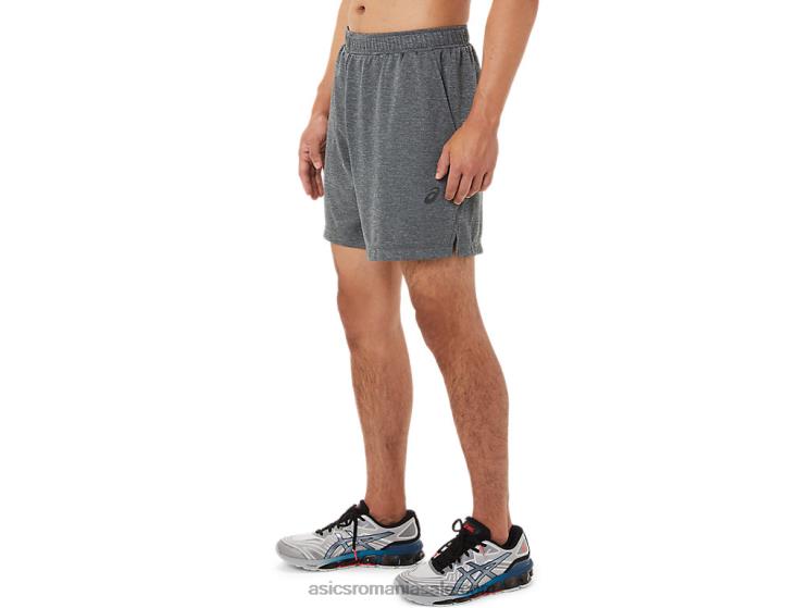 Asics purtător gri heather pantaloni scurți de 7 inci pentru bărbați ZF4641440