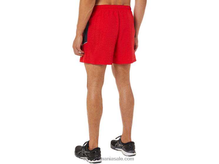 Asics roșu electric eurit/gri pantaloni scurți 5in pr lyte pentru bărbați ZF4641824