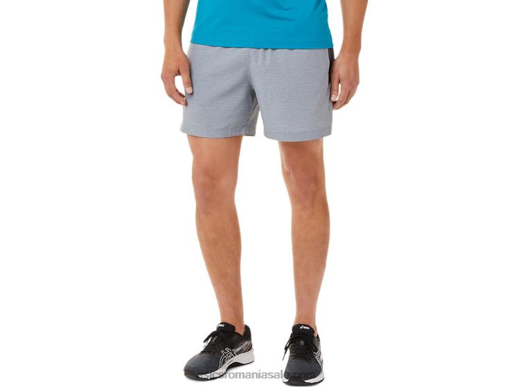Asics sheet rock spacedye imprimeu/gri pantaloni scurți 5in pr lyte pentru bărbați ZF4642038