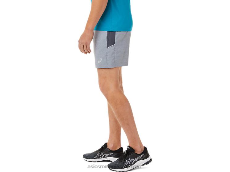 Asics sheet rock spacedye imprimeu/gri pantaloni scurți 5in pr lyte pentru bărbați ZF4642038