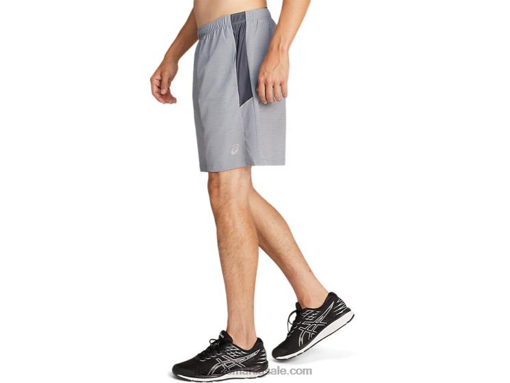 Asics sheet rock spacedye imprimeu/gri pantaloni scurți pentru bărbați 7in pr lyte ZF4642053