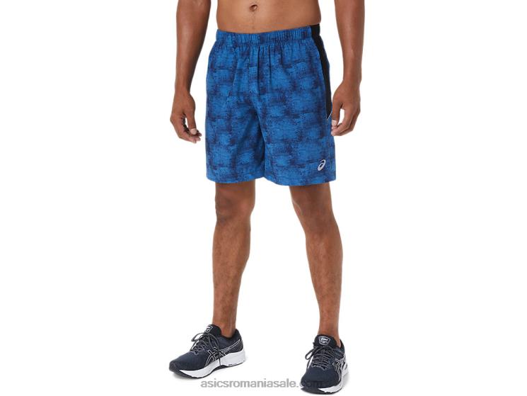 Asics tie dye albastru/perf negru pantaloni scurți pentru bărbați 7in pr lyte ZF4641029