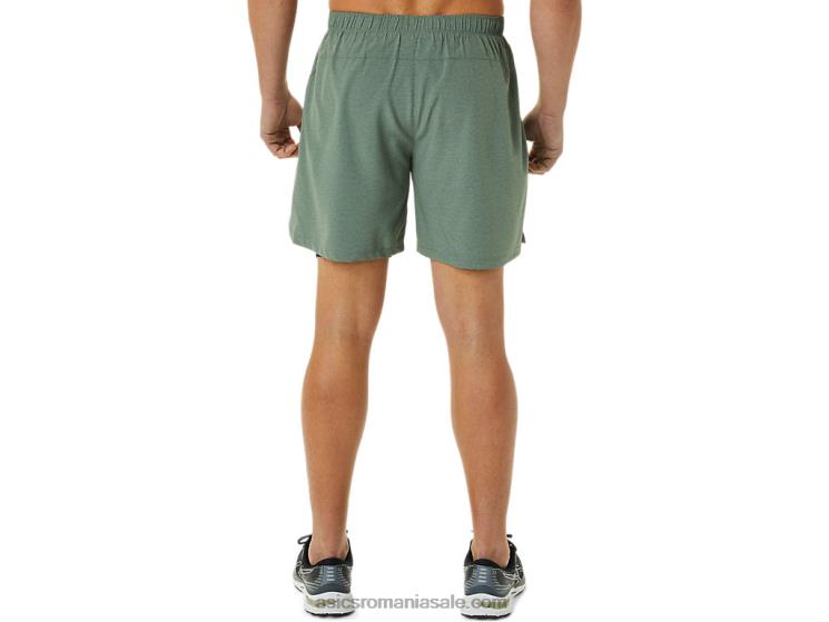 Asics verde lichen erica/albastru francez pantalon scurt 7 în 2 în 1 pentru bărbați ZF4641352
