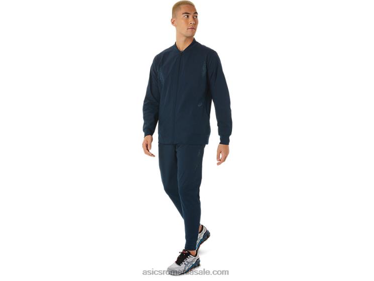 Asics albastru francez pantaloni hibrid pentru bărbați ZF4641431
