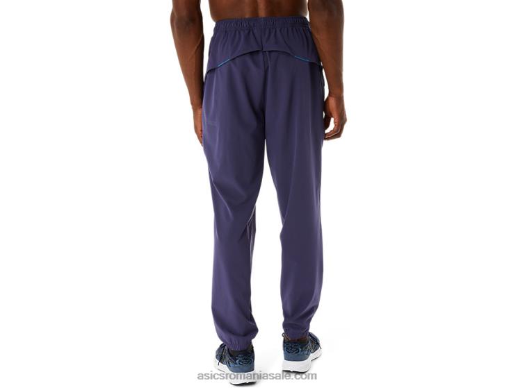 Asics ceață indigo pantaloni țesuți cu aerisire actibreeze pentru bărbați ZF464267