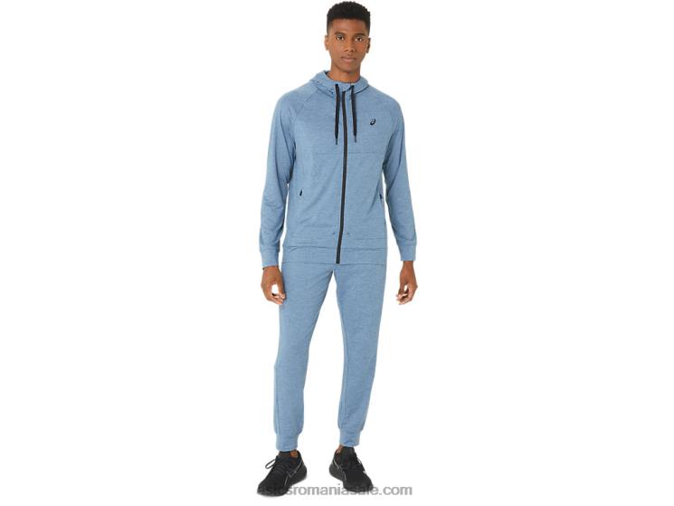 Asics colorant spațial albastru oțel pantalon tehnic pentru bărbați 2.0 ZF46436