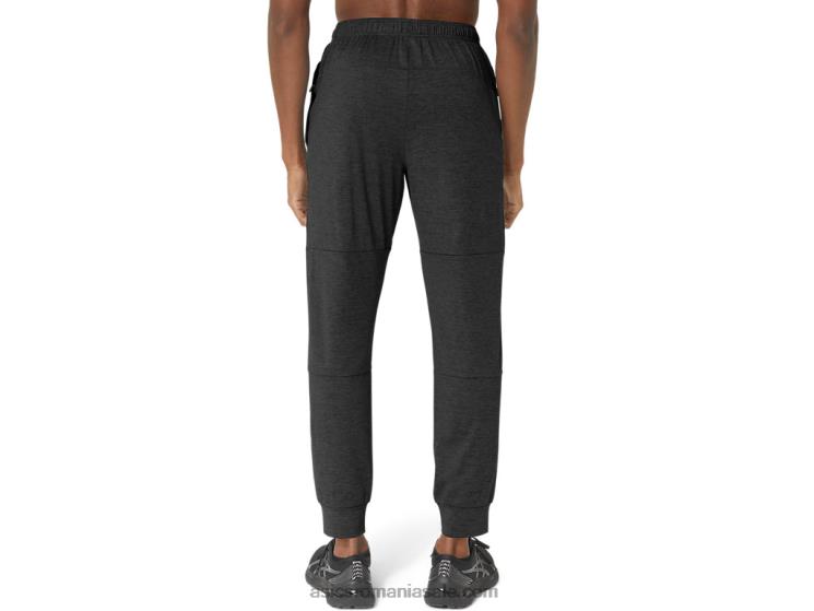 Asics colorant spațial gri grafit pantalon tehnic pentru bărbați 2.0 ZF464295