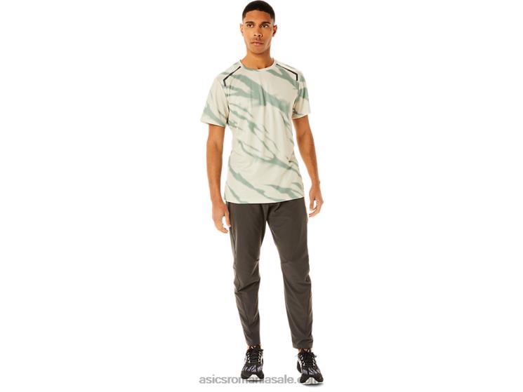 Asics gri obsidian pantaloni țesuți pentru bărbați ZF464994
