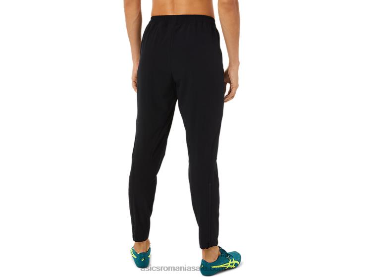 Asics negru de performanță pantalon bărbați țesut stretch ZF4641448