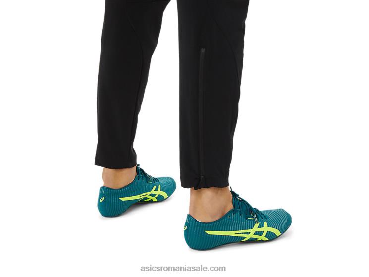 Asics negru de performanță pantalon bărbați țesut stretch ZF4641448